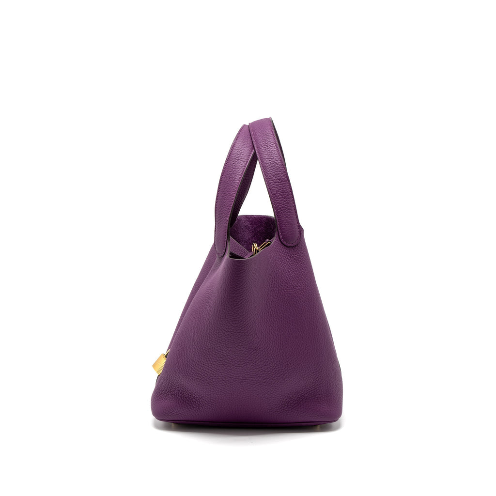 HERMES PICOTIN 22 LOCK BAG CLEMENCE P9 ANEMONE GHW