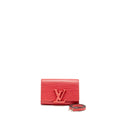 LOUIS VUITTON LOUISE CLUTCH PM EPI PINK SHW