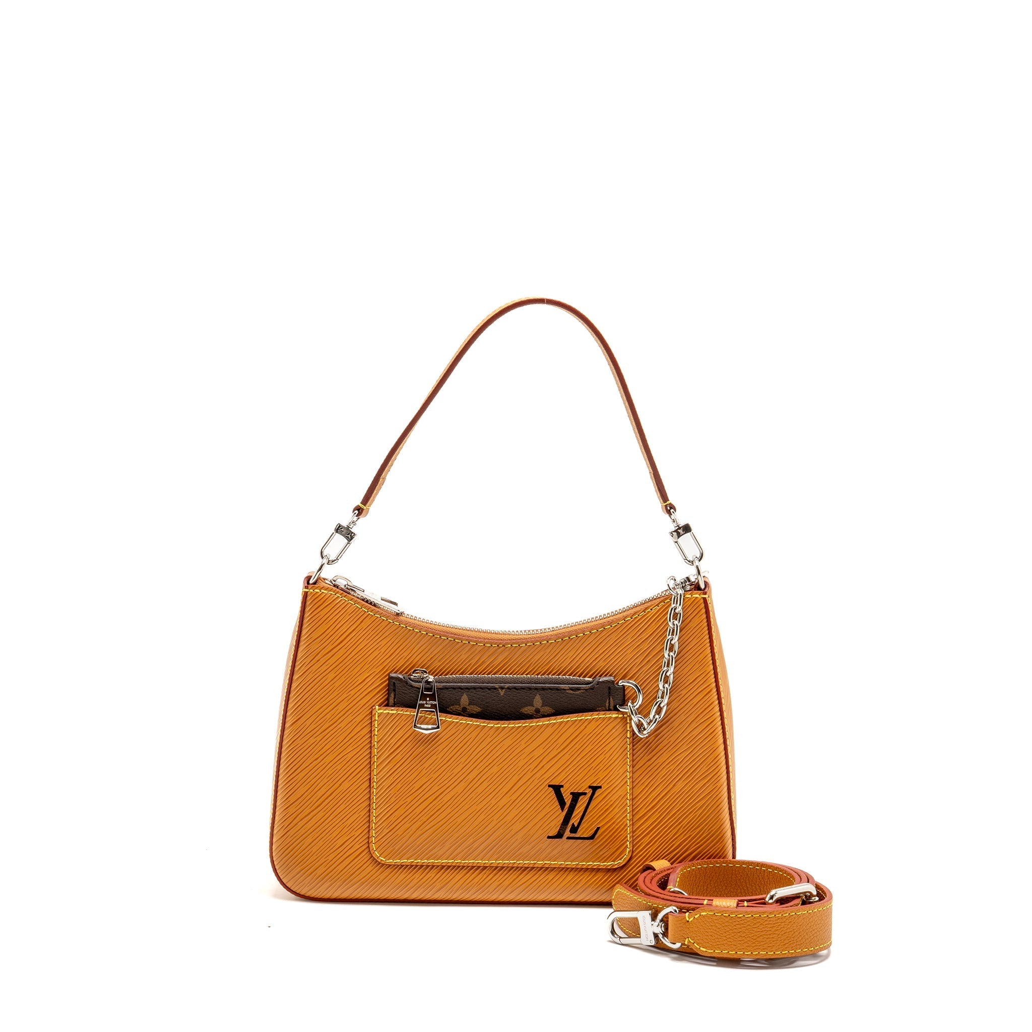 LOUIS VUITTON MARELLE EPI GOLD MIEL/MONOGRAM CANVAS SHW
