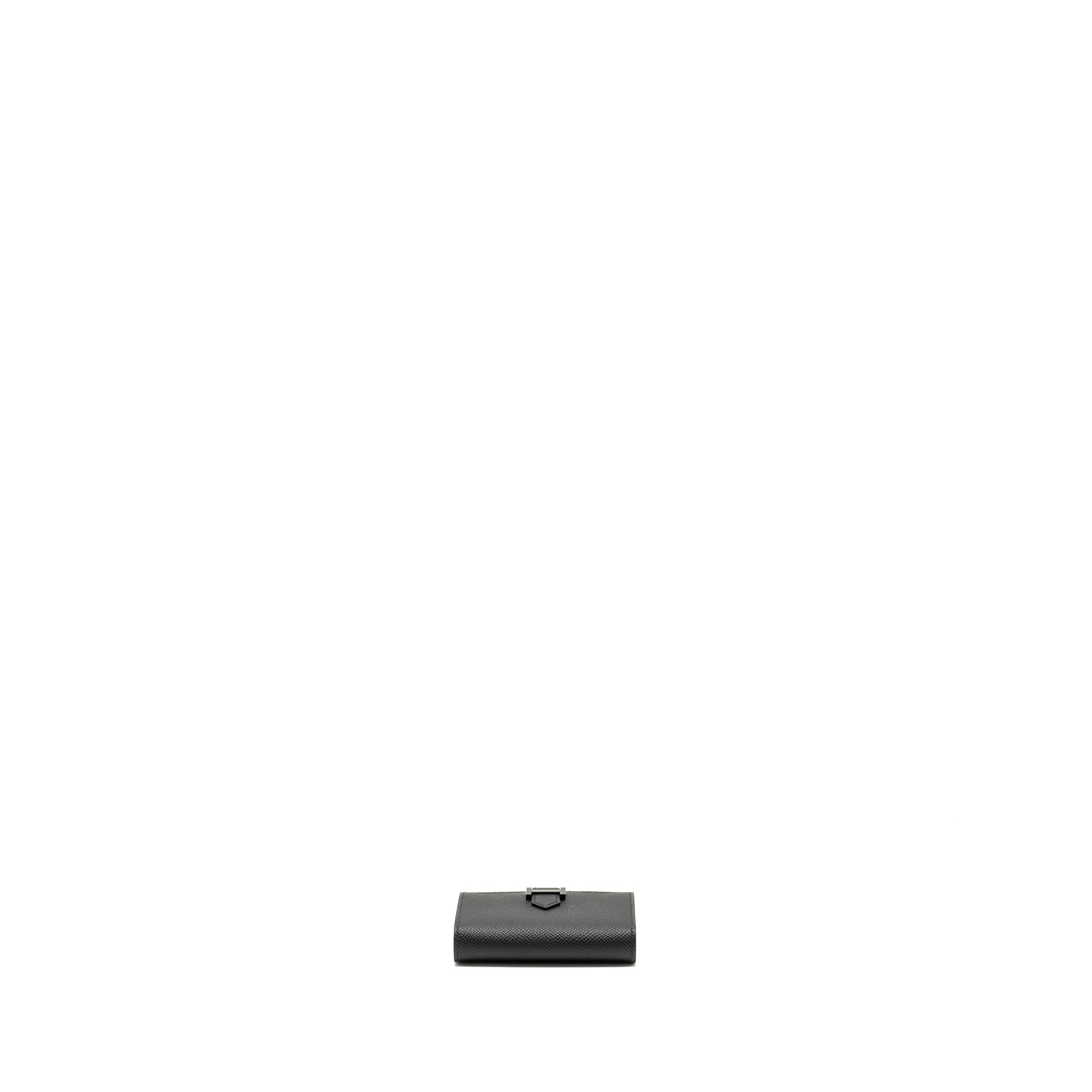 HERMES BEARN CARD HOLDER EPSOM SO BLACK