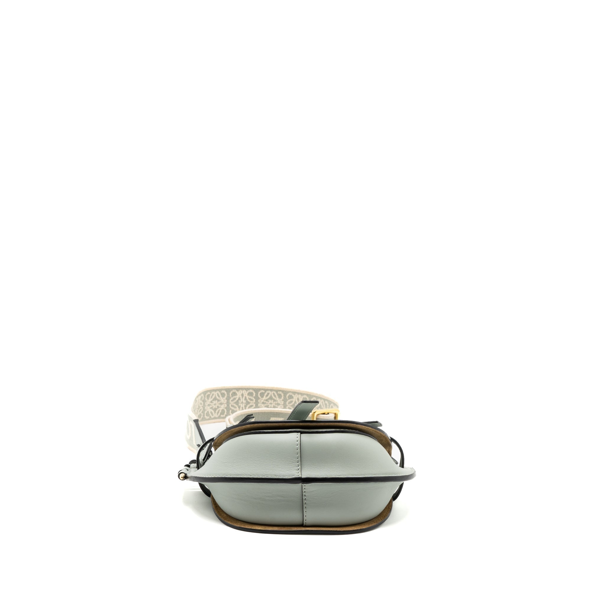 LOEWE MINI GATE DUAL BAG CALFSKIN LIGHT BLUE GHW