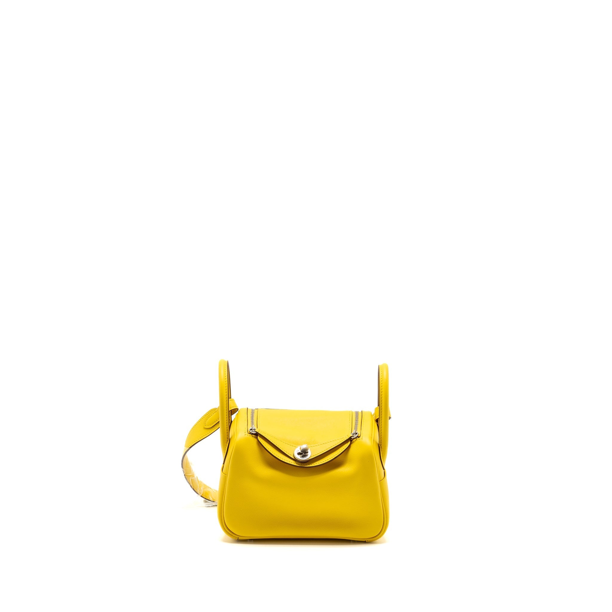 HERMES MINI LINDY SWIFT 9O JAUNE DE NAPLES SHW