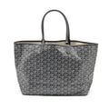 GOYARD SAINT LOUIS PM TOTE BAG GOYARDLINE CANVAS GREY SHW