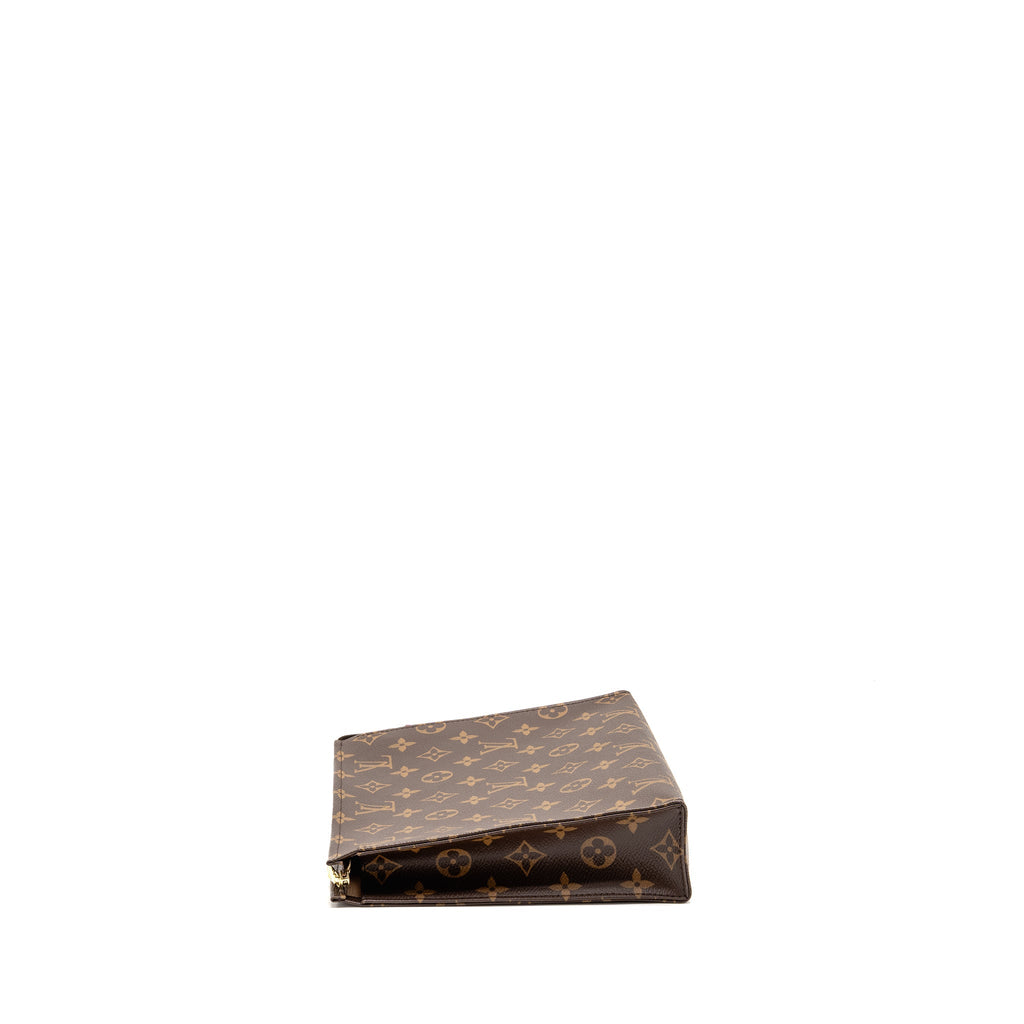 LOUIS VUITTON TOILETRY POCHETTE 26 MONOGRAM CANVAS GHW