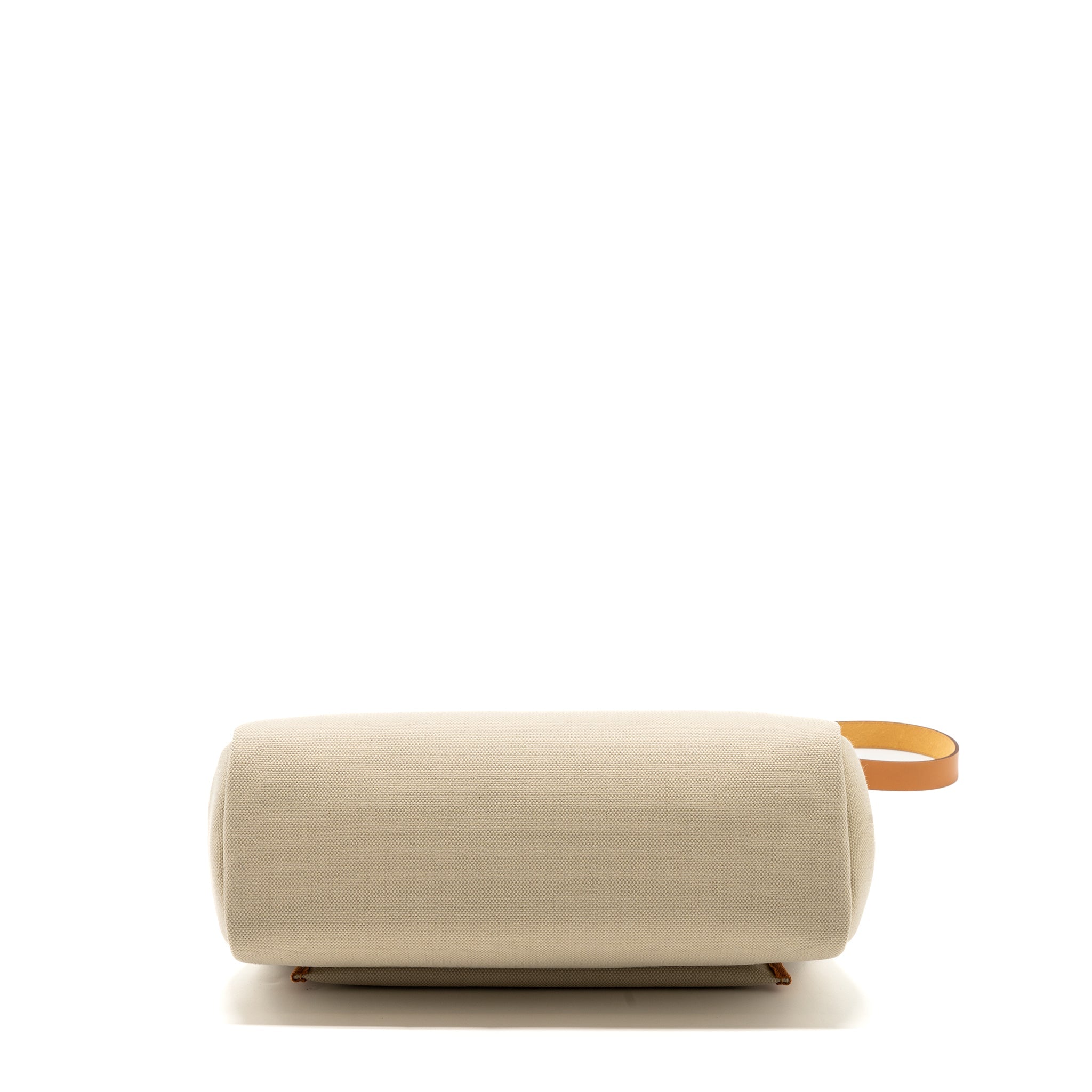 HERMES HERBAG ZIP 31 BAG CANVAS / HUNTER BETON / NATURAL GHW
