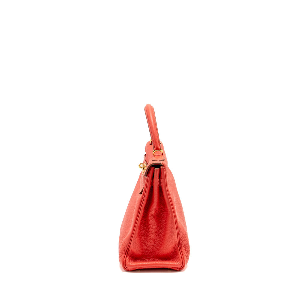 HERMES KELLY 32 CLEMENCE T5 ROSE JAIPUR GHW