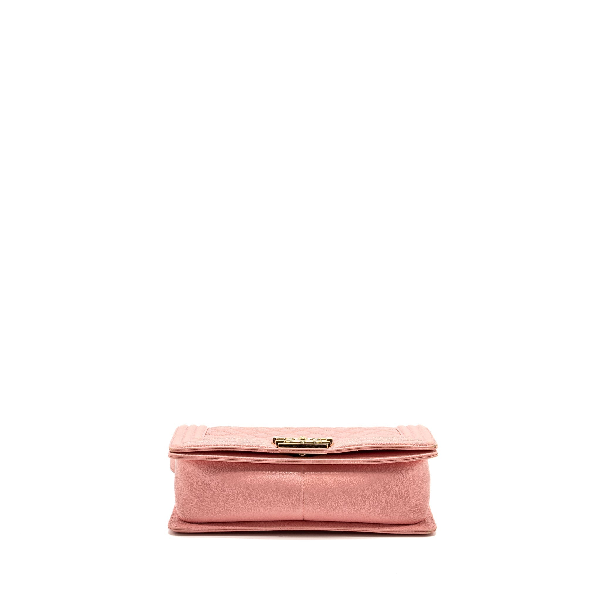 CHANEL MEDIUM BOY BAG CAVIAR PINK LGHW