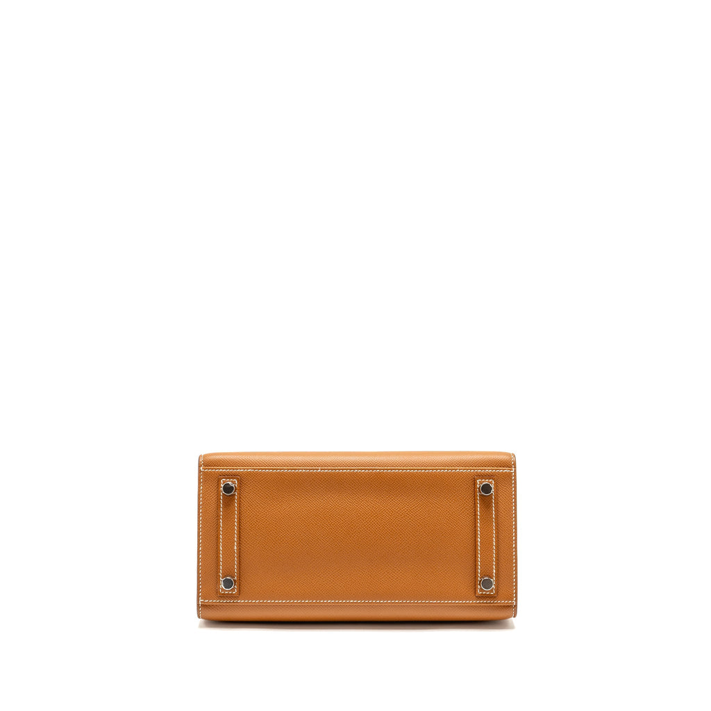 HERMES BIRKIN 25 SELLIER EPSOM GOLD SHW