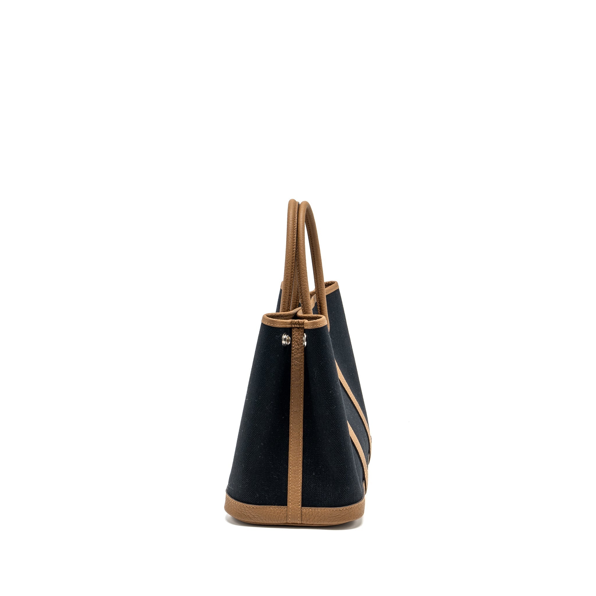 HERMES GARDEN PARTY 30 CANVAS/NEGONDA ALEZAN/BLACK SHW
