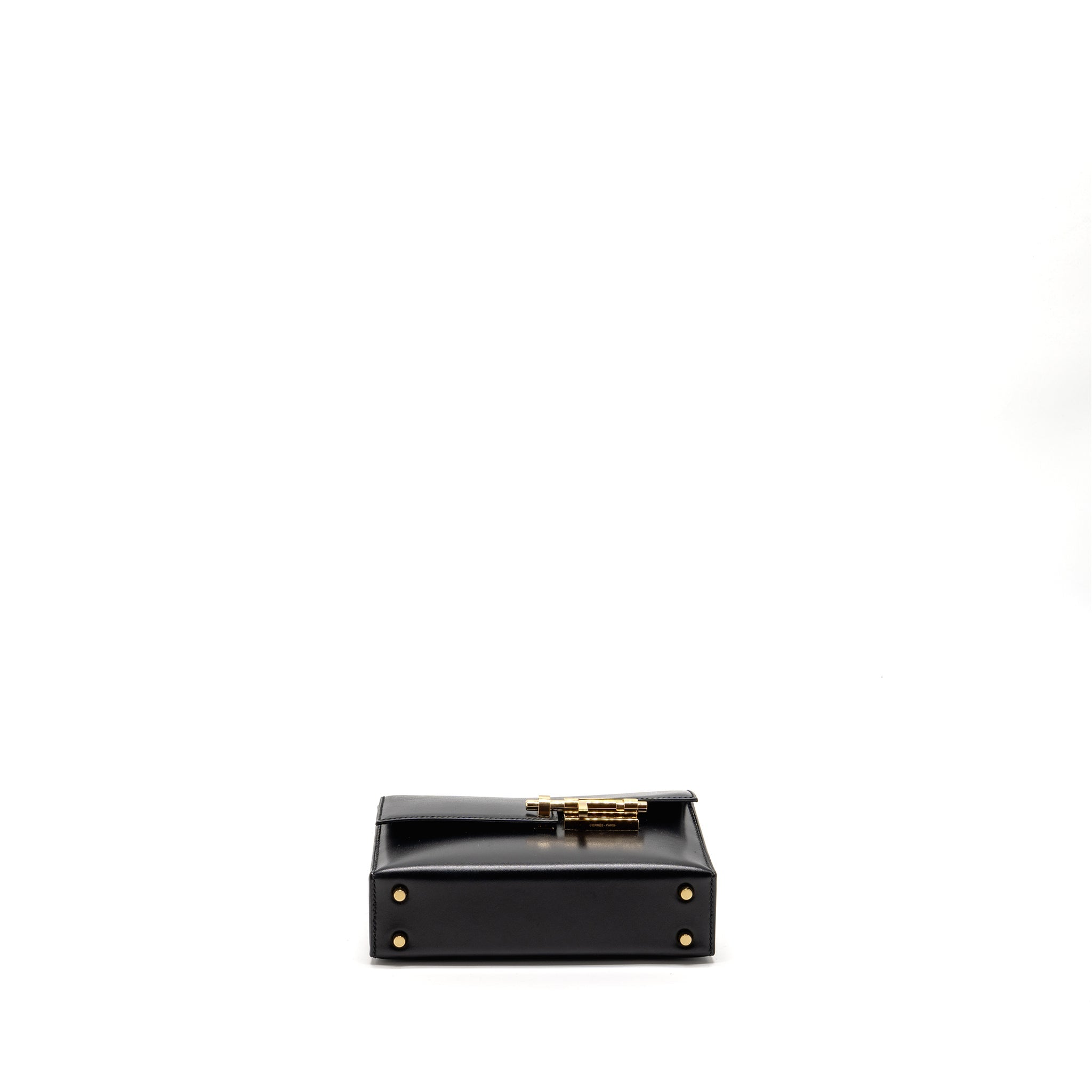 HERMES MINI VERROU BOX BLACK GHW