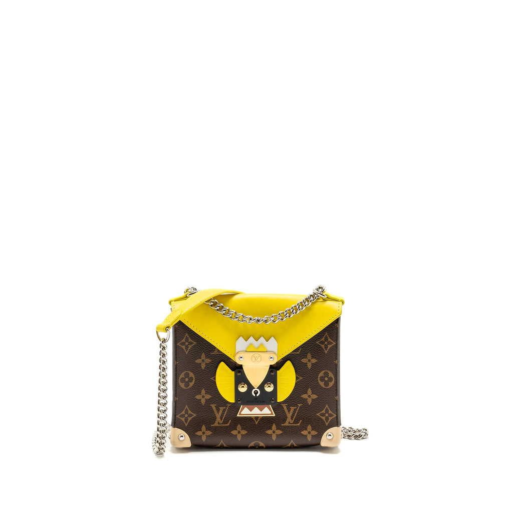 LOUIS VUITTON TRIBAL MASK POCHETTE PM MONOGRAM CANVAS/LEATHER MULTICOLOUR WITH MULTICOLOUR HARDWARE