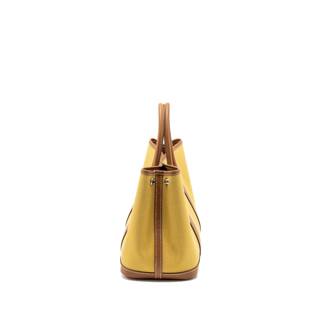 HERMES GARDEN PARTY 30 CANVAS/NEGONDA GINGER/GOLD SHW