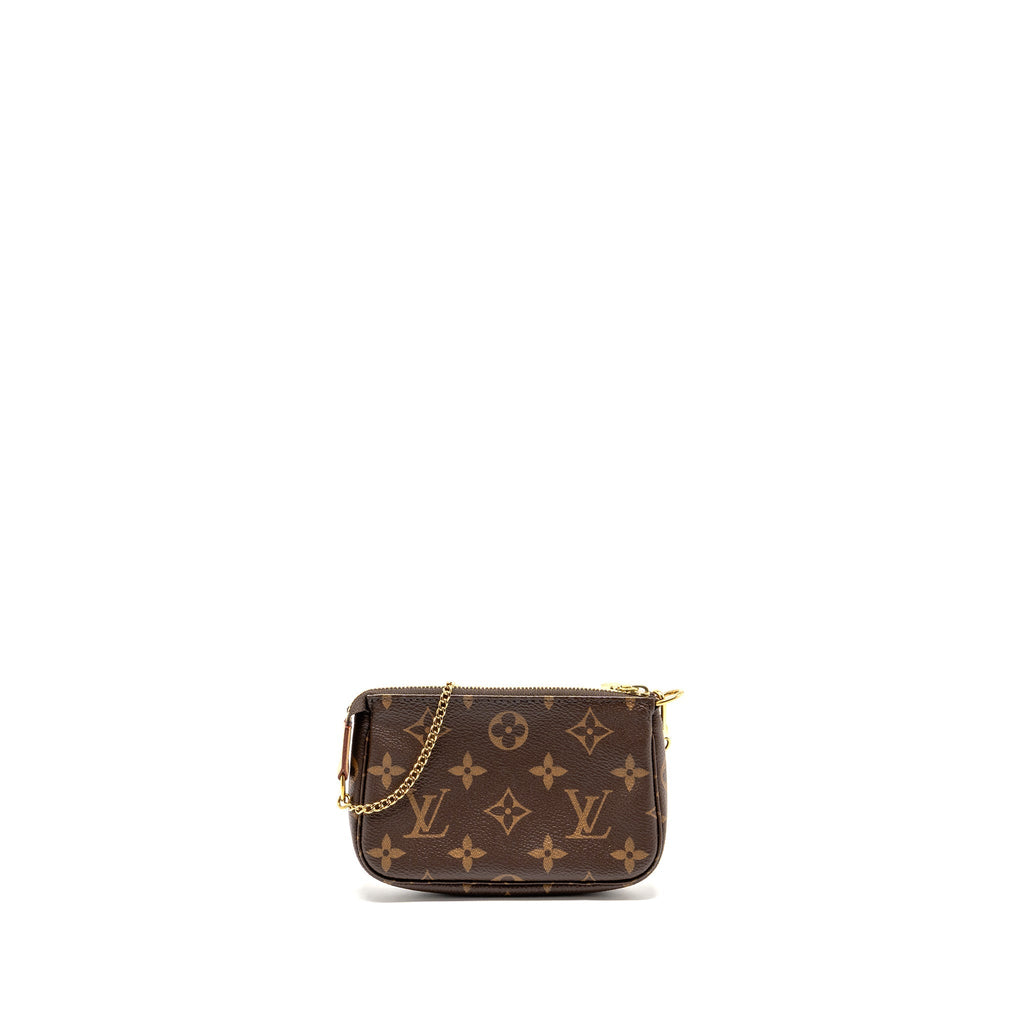 LOUIS VUITTON MINI POCHETTE ACCESSOIRES MONOGRAM CANVAS GHW