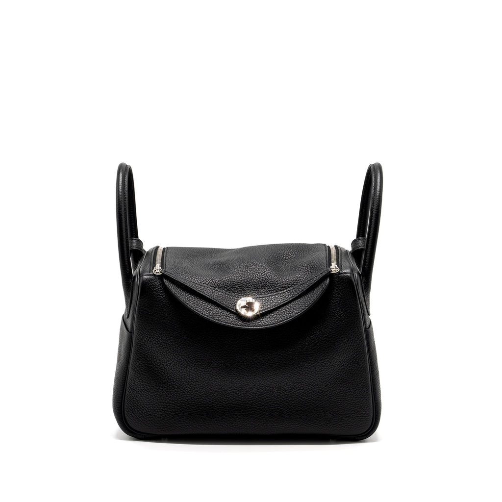 HERMES LINDY 30 CLEMENCE BLACK SHW