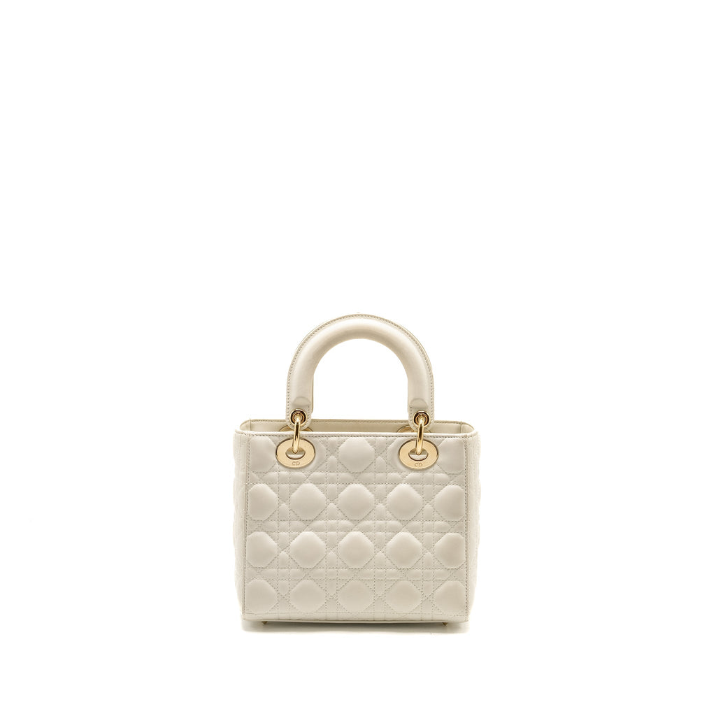 DIOR SMALL MY ABCDIOR LAMBSKIN WHITE LGHW