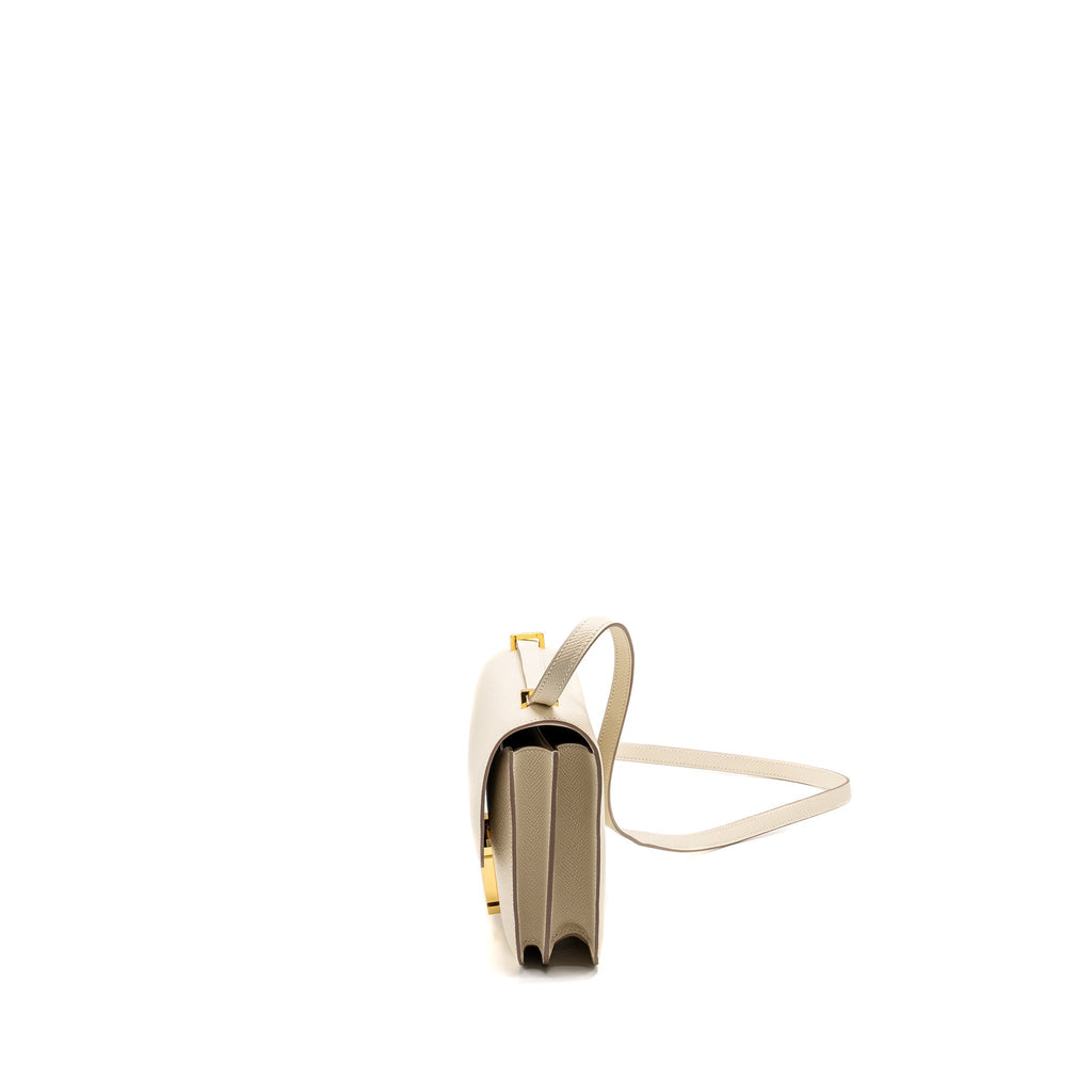 HERMES MINI CONSTANCE EPSOM CRAIE GHW