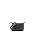 HERMES VIDEPOCHES BAG TOGO BLACK WITH MULTICOLOUR STRAP SHW