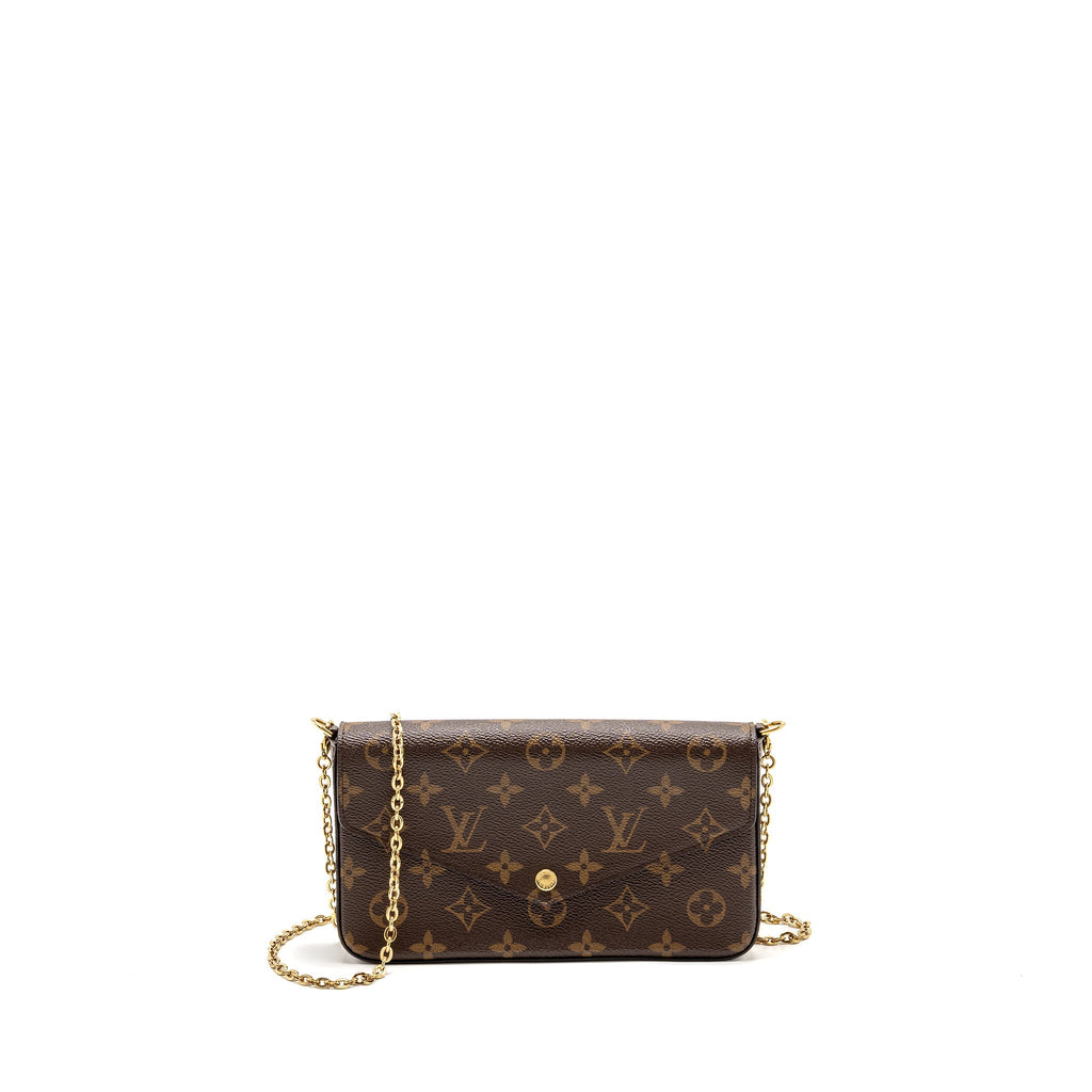 LOUIS VUITTON FELICIE POCHETTE MONOGRAM CANVAS GHW