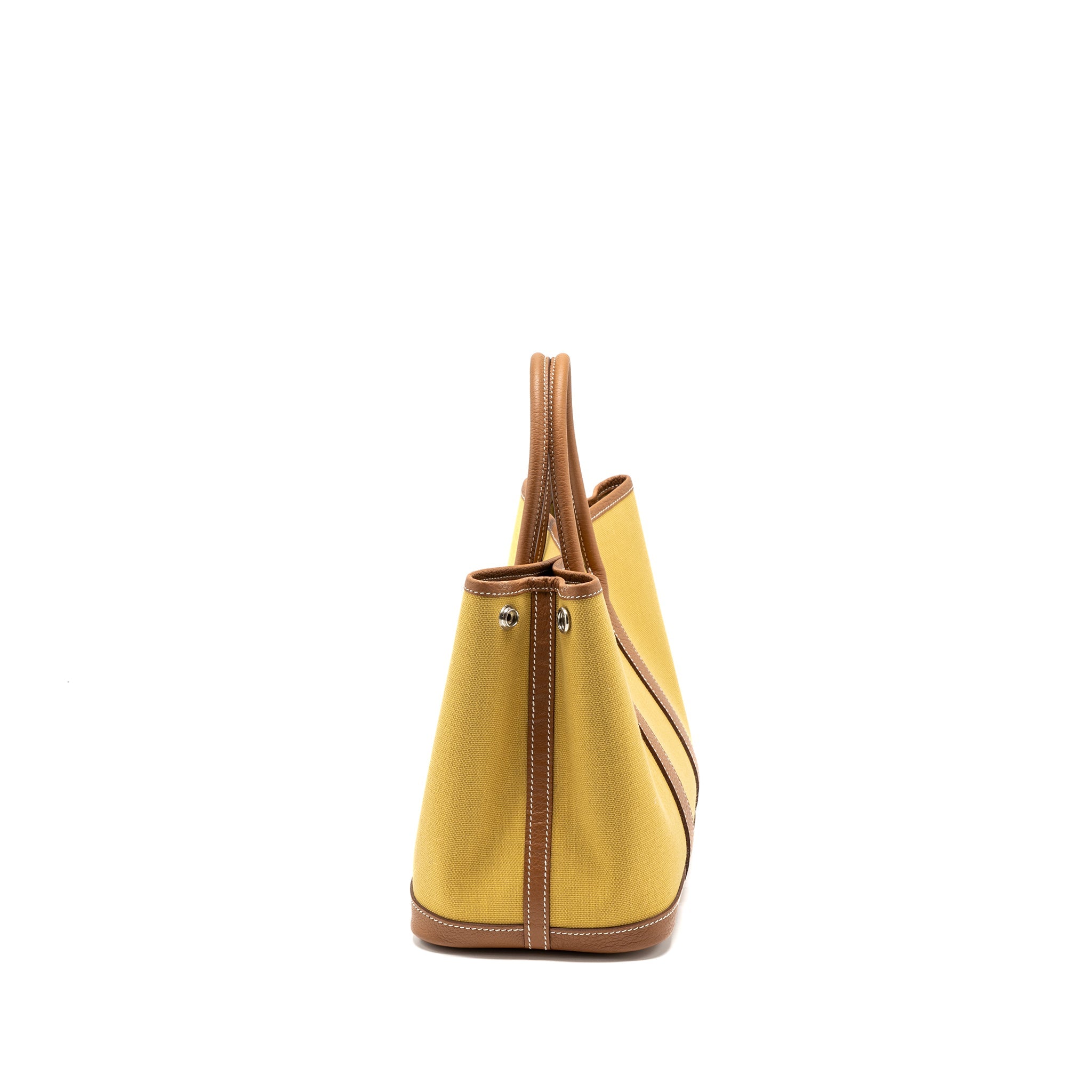 HERMES GARDEN PARTY 30 CANVAS/NEGONDA GINGER/GOLD SHW