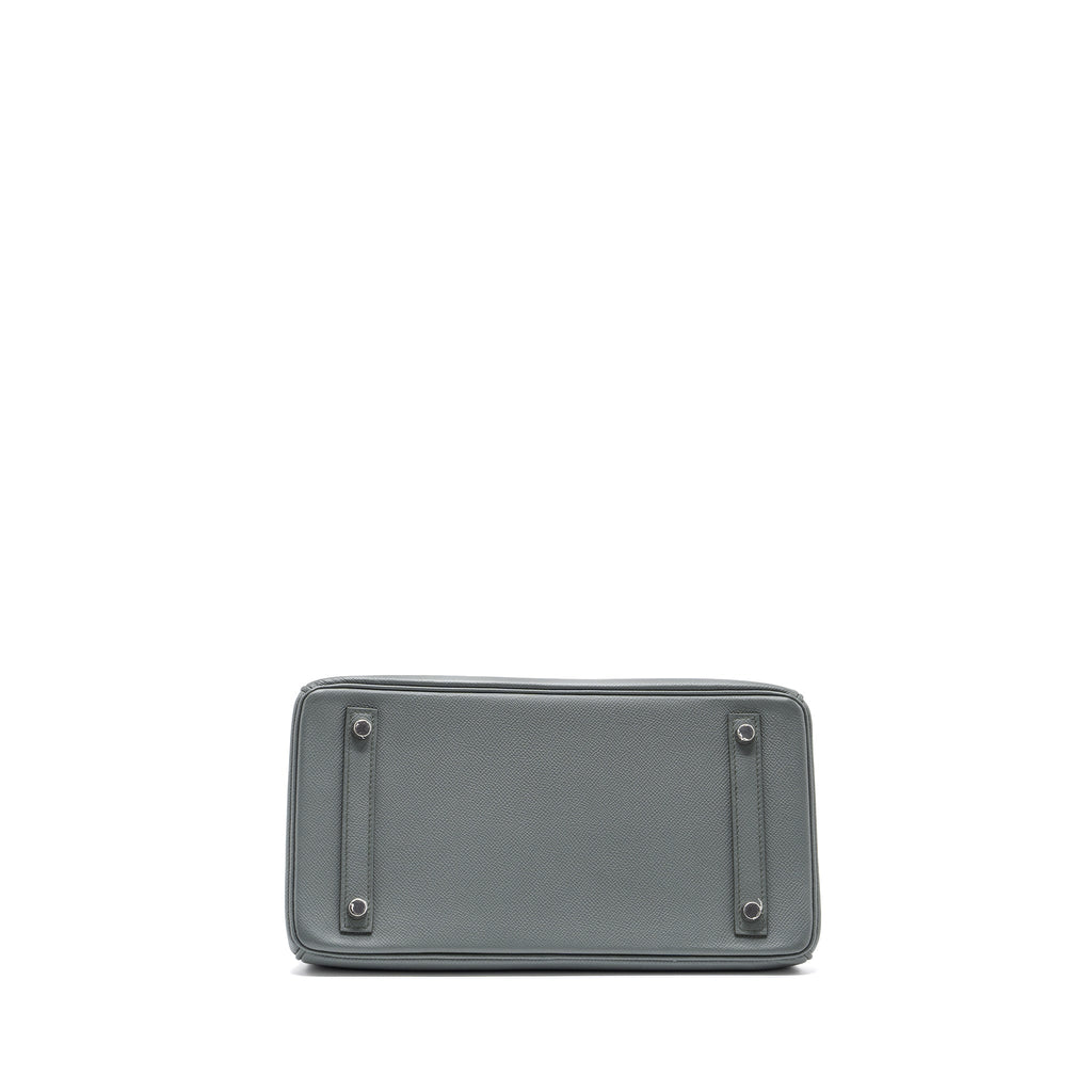 HERMES BIRKIN 30 EPSOM VERT AMANDE SHW