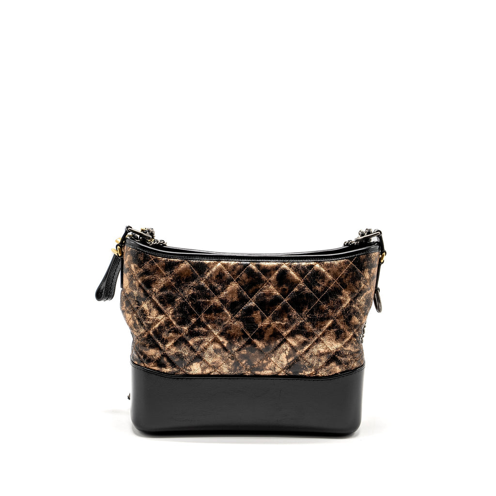 CHANEL GABRIELLE HOBO BAG CALFSKIN COPPER MULTICOLOUR HARDWARE