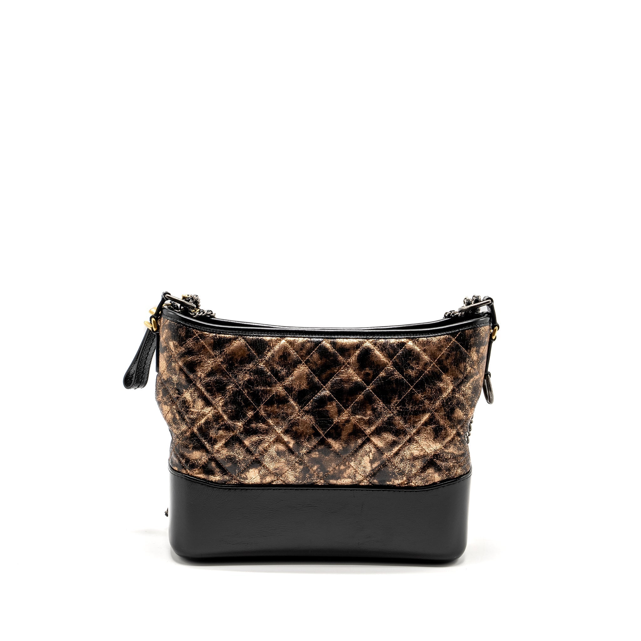 CHANEL GABRIELLE HOBO BAG CALFSKIN COPPER MULTICOLOUR HARDWARE