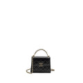 CHANEL TOP HANDLE MINI FLAP BAG WITH CHAIN CAVIAR BLACK LGHW (MICROCHIP)