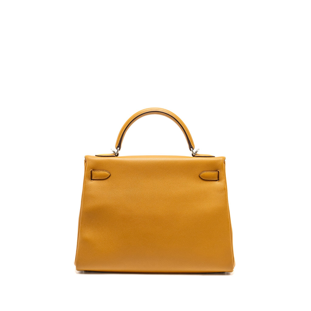 HERMES KELLY 32 EVERCOLOR CARAMEL / ROSE D’ETE SHW