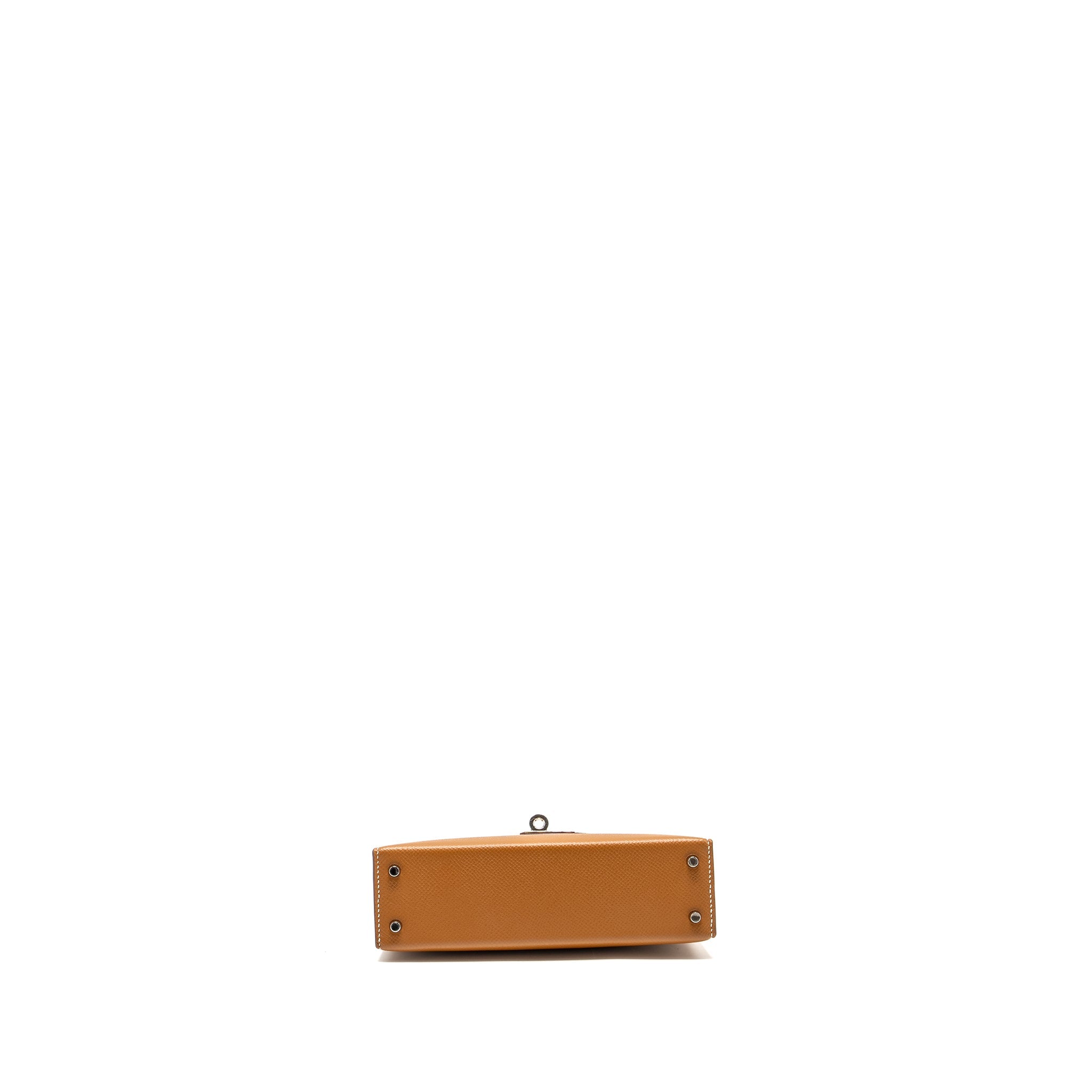 HERMES MINI KELLY II EPSOM GOLD SHW
