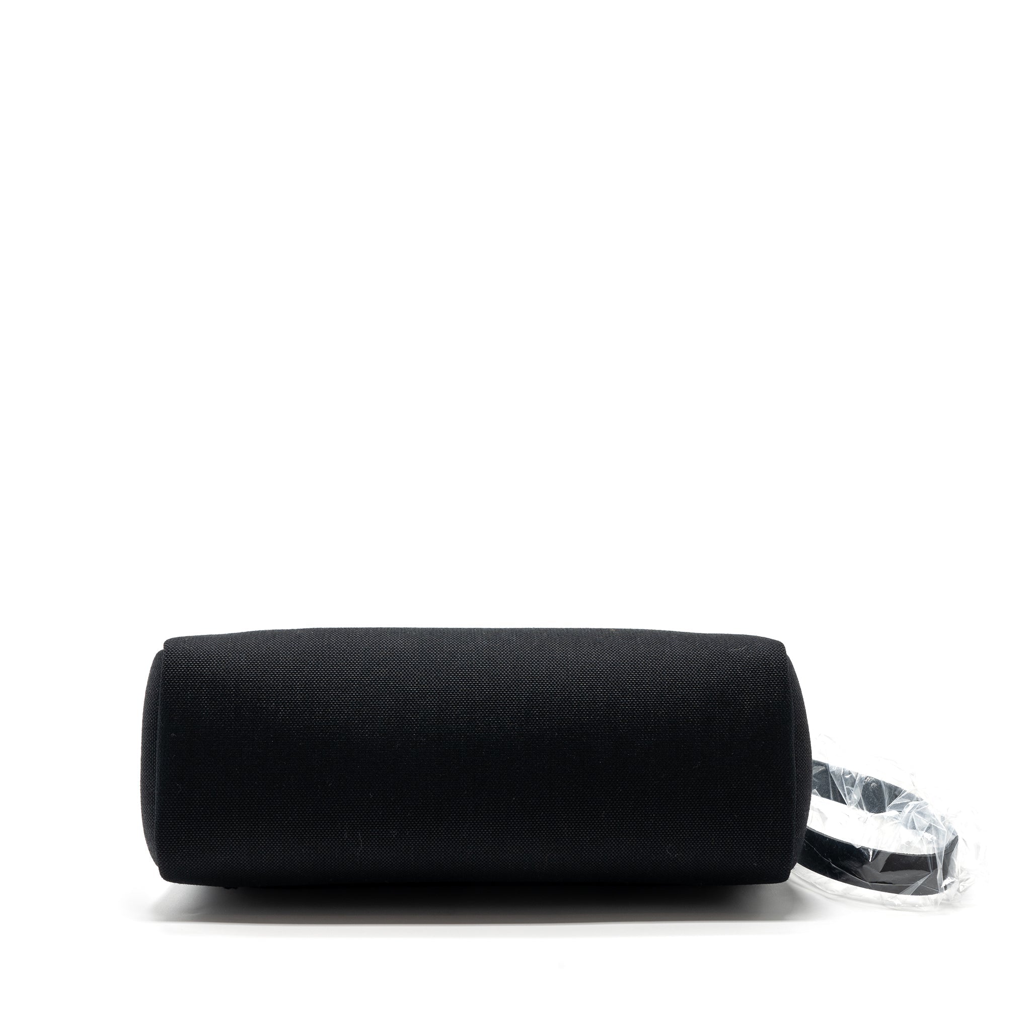 HERMES HERBAG ZIP 31 BAG CANVAS/ HUNTER LEATHER BLACK GHW