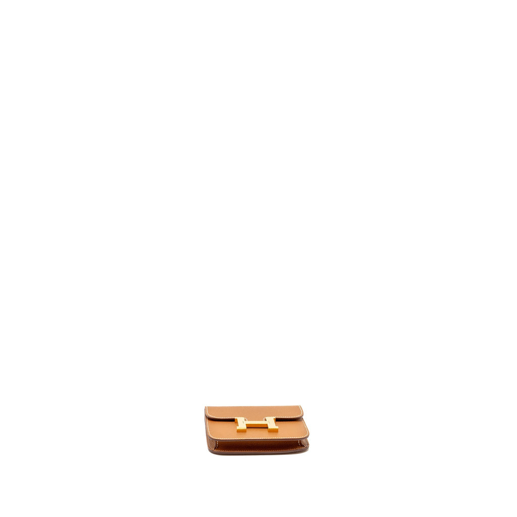 HERMES CONSTANCE SLIM EPSOM GOLD GHW