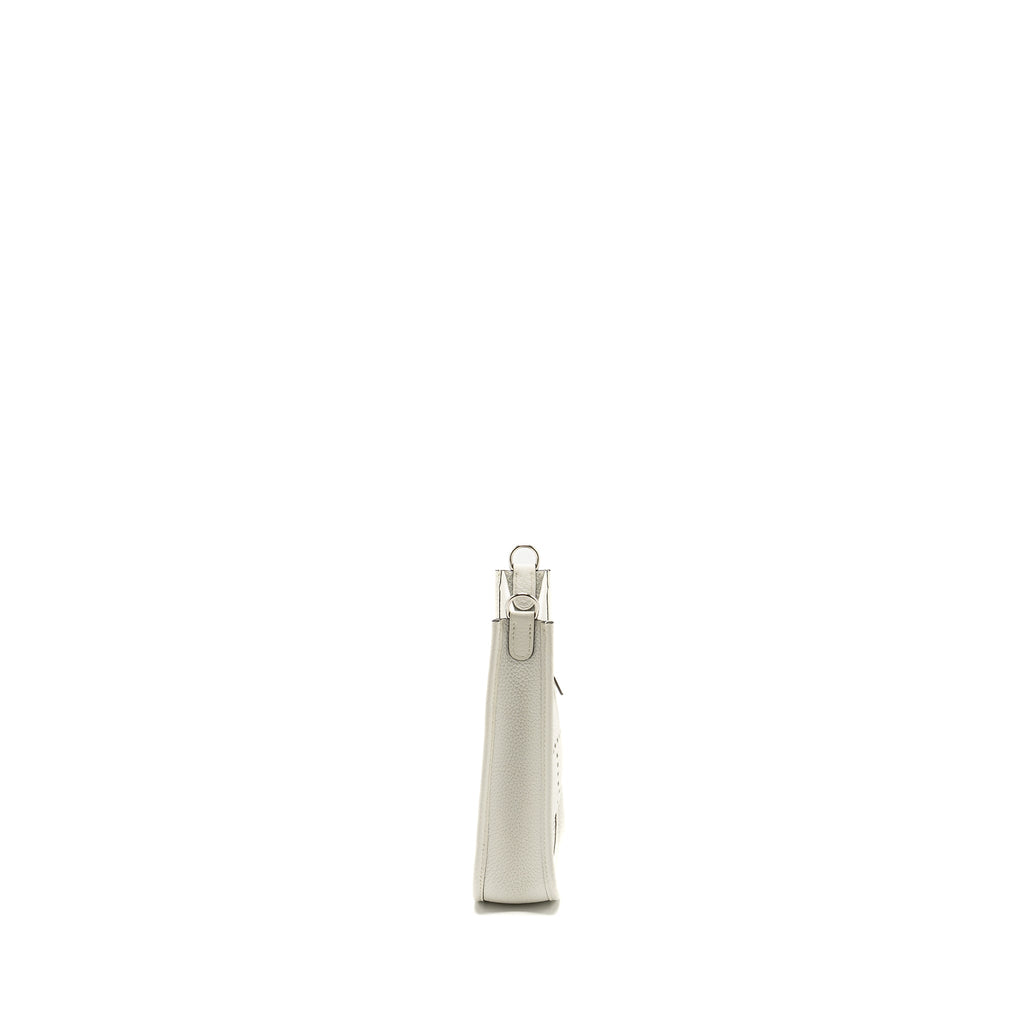 HERMES MINI EVELYNE CLEMENCE NEW WHITE SHW