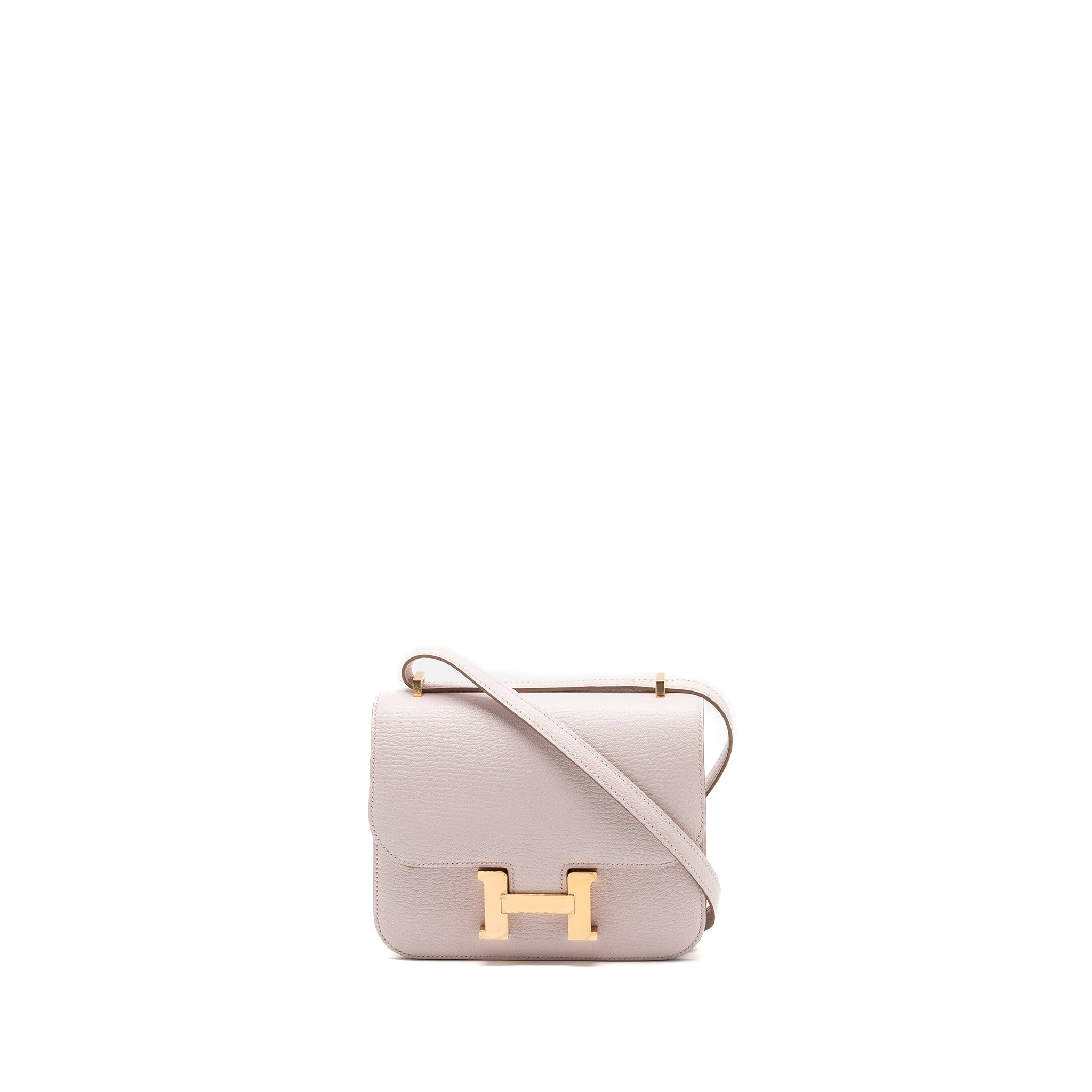 HERMES MINI CONSTANCE CHÈVRE MYSORE MAUVE PALE RGHW