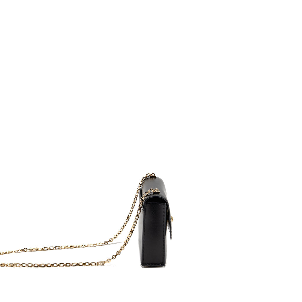 HERMES MINI VERROU BOX BLACK GHW