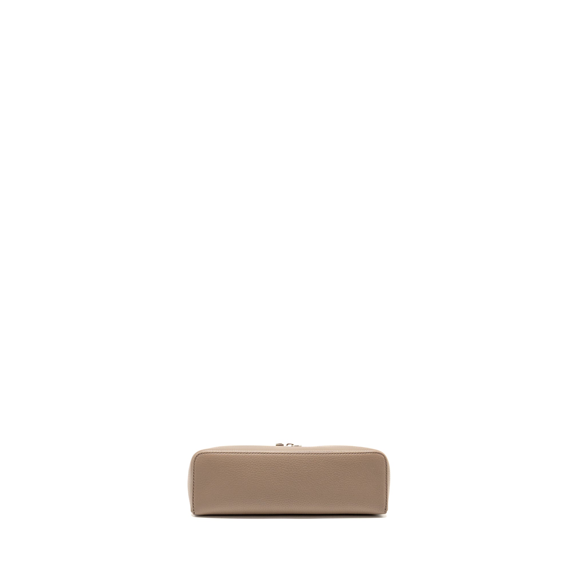 LORO PIANA EXTRA POCKET L19 GRAINED CALFSKIN WARM MASTIC SHW