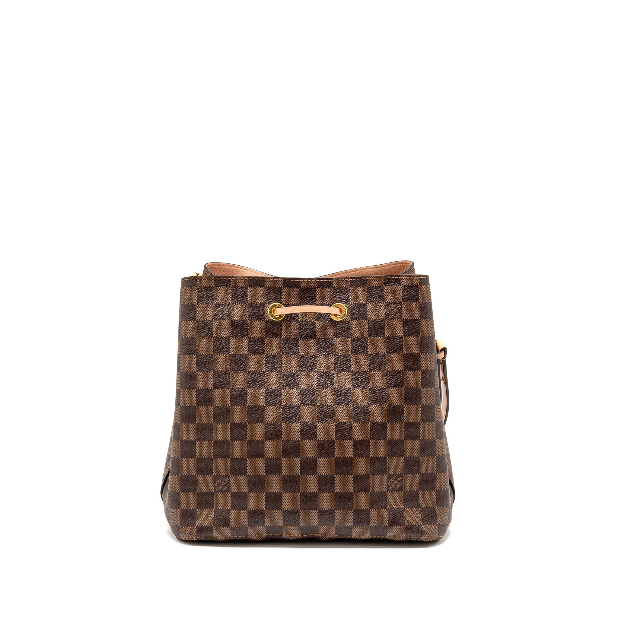LOUIS VUITTON NEO NOE DAMIER EBENE CANVAS LIGHT PINK GHW