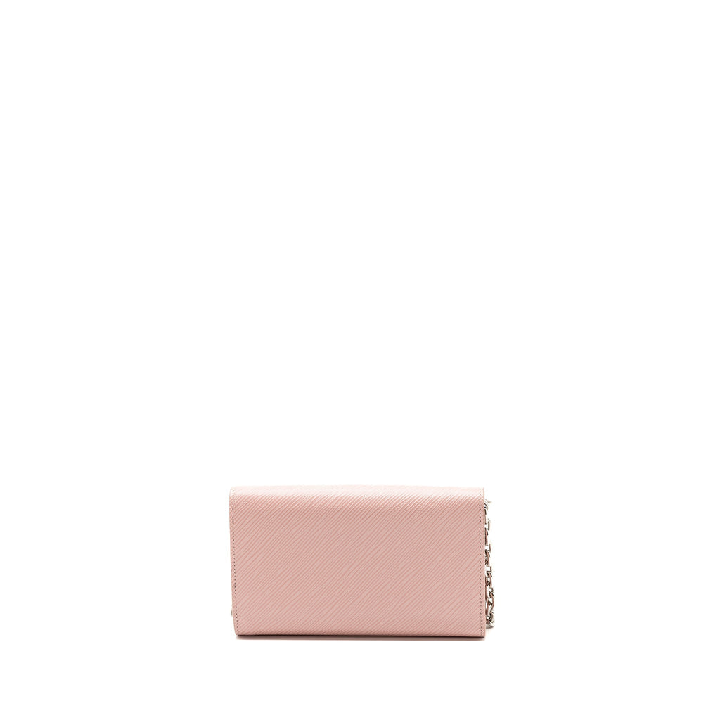 LOUIS VUITTON TWIST CHAIN POUCH EPI ROSE BALLERINE SHW