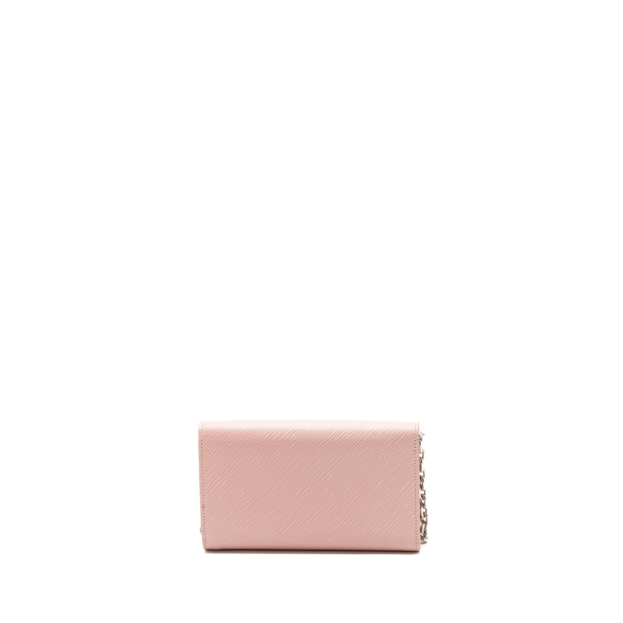 LOUIS VUITTON TWIST CHAIN POUCH EPI ROSE BALLERINE SHW