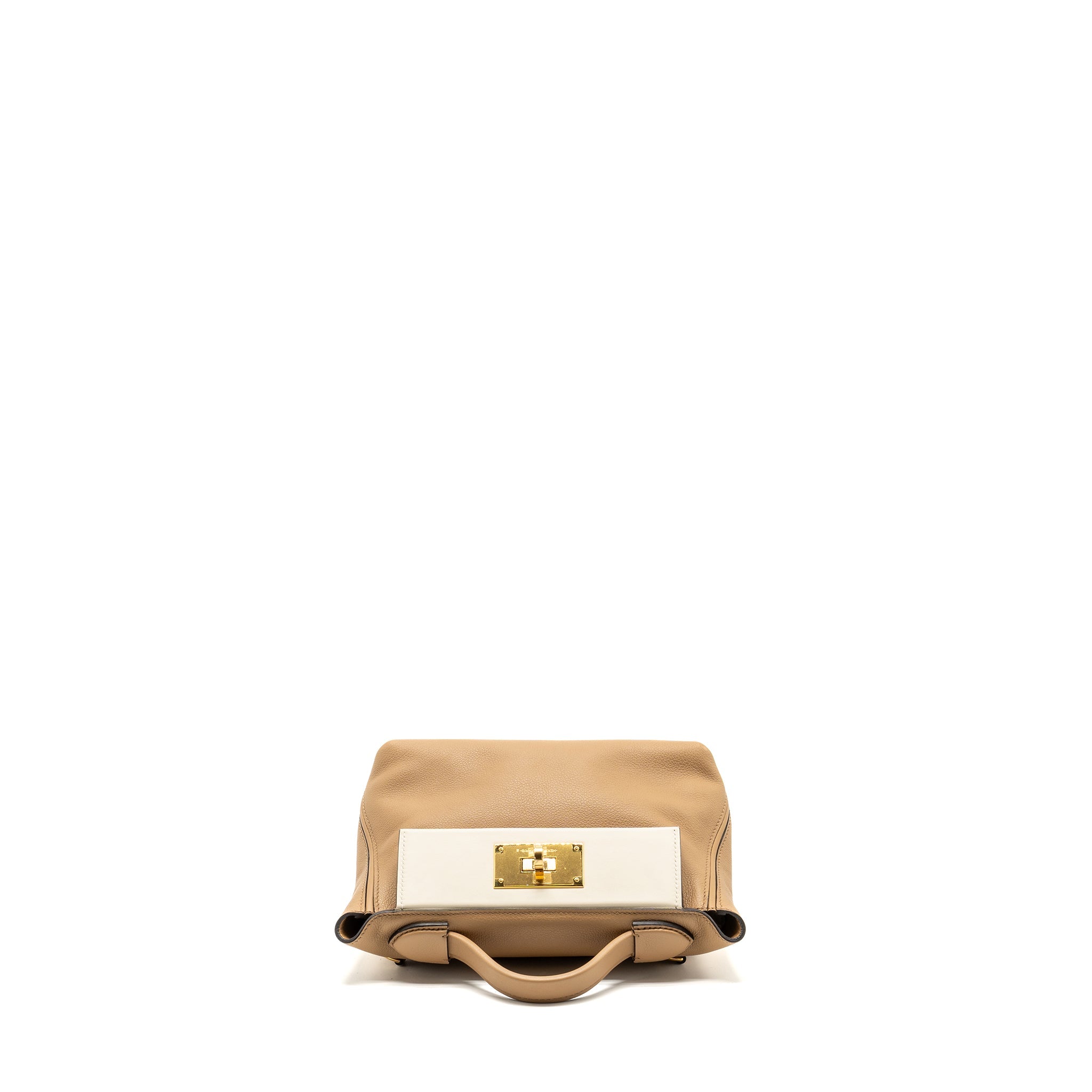 HERMES MINI 24/24 2424-21 BAG EVERCOLOR/SWIFT CHAI/NATA/CUIVRE GHW
