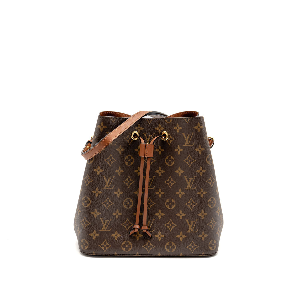 LOUIS VUITTON NEONOE MM MONOGRAM CANVAS CARAMEL GHW