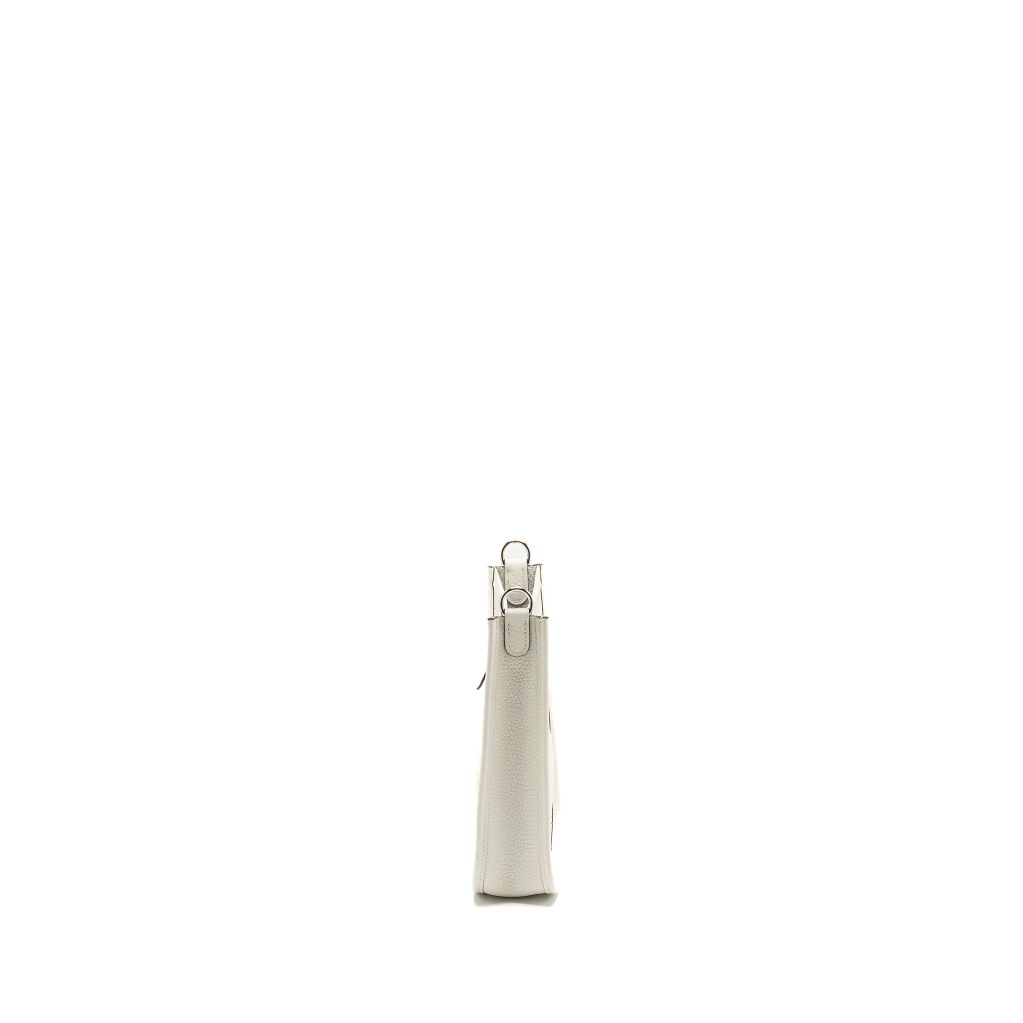 HERMES MINI EVELYNE CLEMENCE NEW WHITE SHW