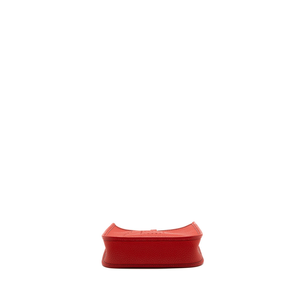 HERMES MINI EVELYNE CLEMENCE ROUGE DE COEUR GHW