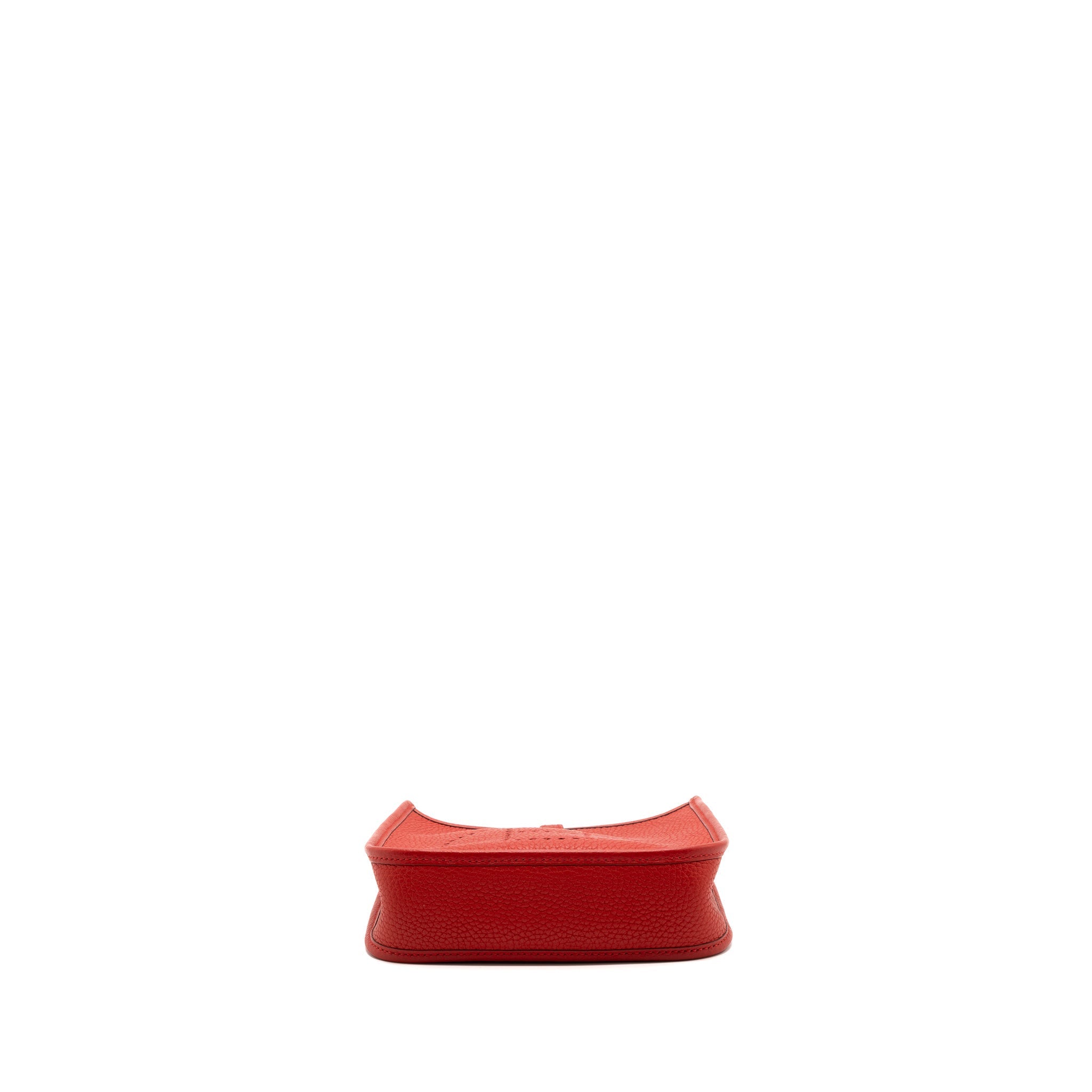 HERMES MINI EVELYNE CLEMENCE ROUGE DE COEUR GHW
