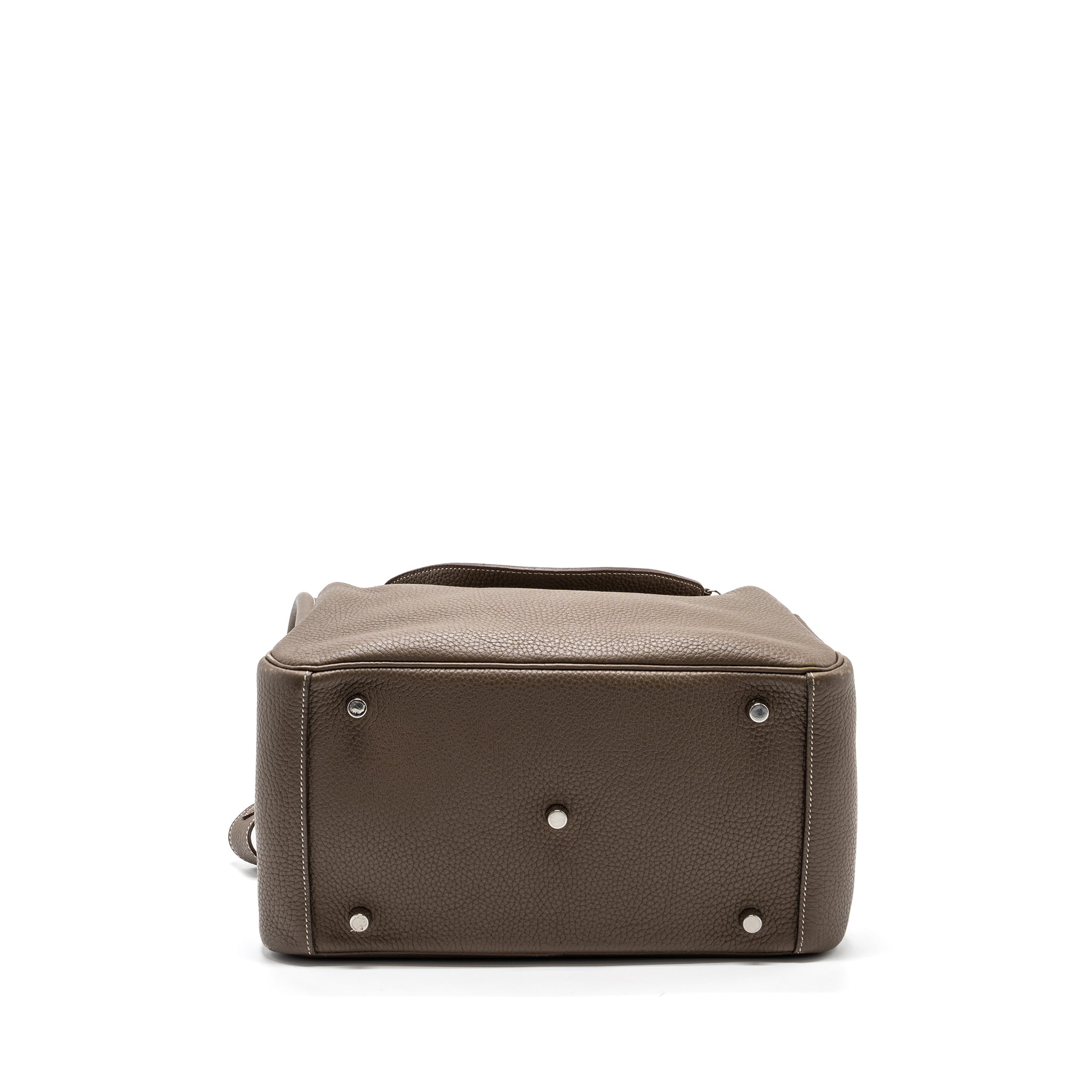 HERMES LINDY 30 CLEMENCE LEATHER ETOUPE SHW