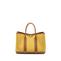HERMES GARDEN PARTY 30 CANVAS/NEGONDA GINGER/GOLD SHW