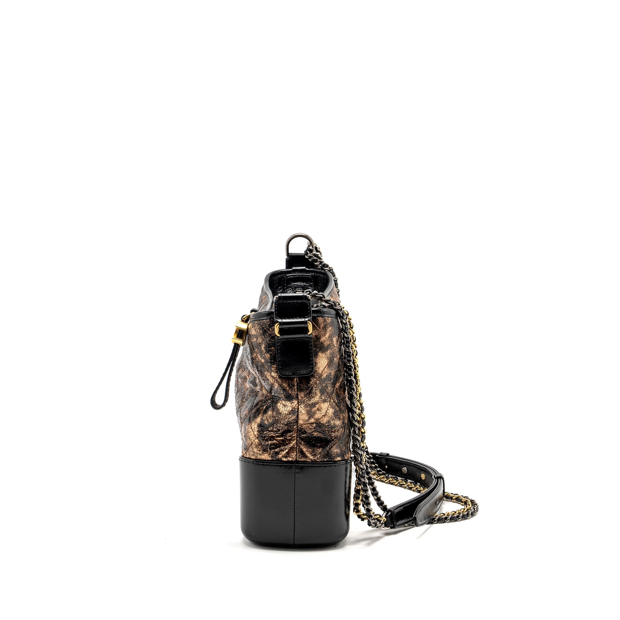 CHANEL GABRIELLE HOBO BAG CALFSKIN COPPER MULTICOLOUR HARDWARE