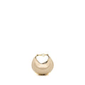 FENDI NANO FENDIGRAPHY LEATHER CHARM CALFSKIN BEIGE GHW