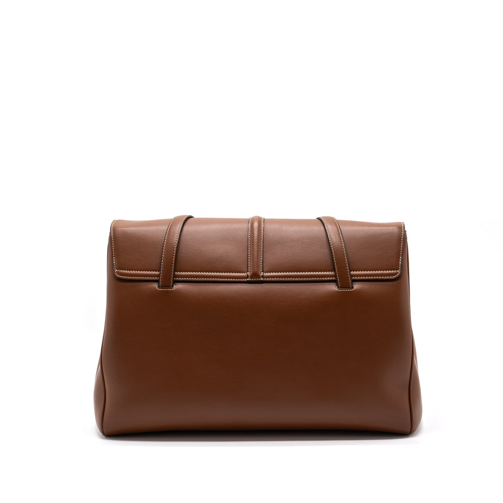 CELINE LARGE SOFT 16 BAG SMOOTH CALFSKIN TAN GHW
