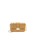DIOR MISS DIOR WALLET ON CHAIN CANNAGE PATENT BEIGE LGHW