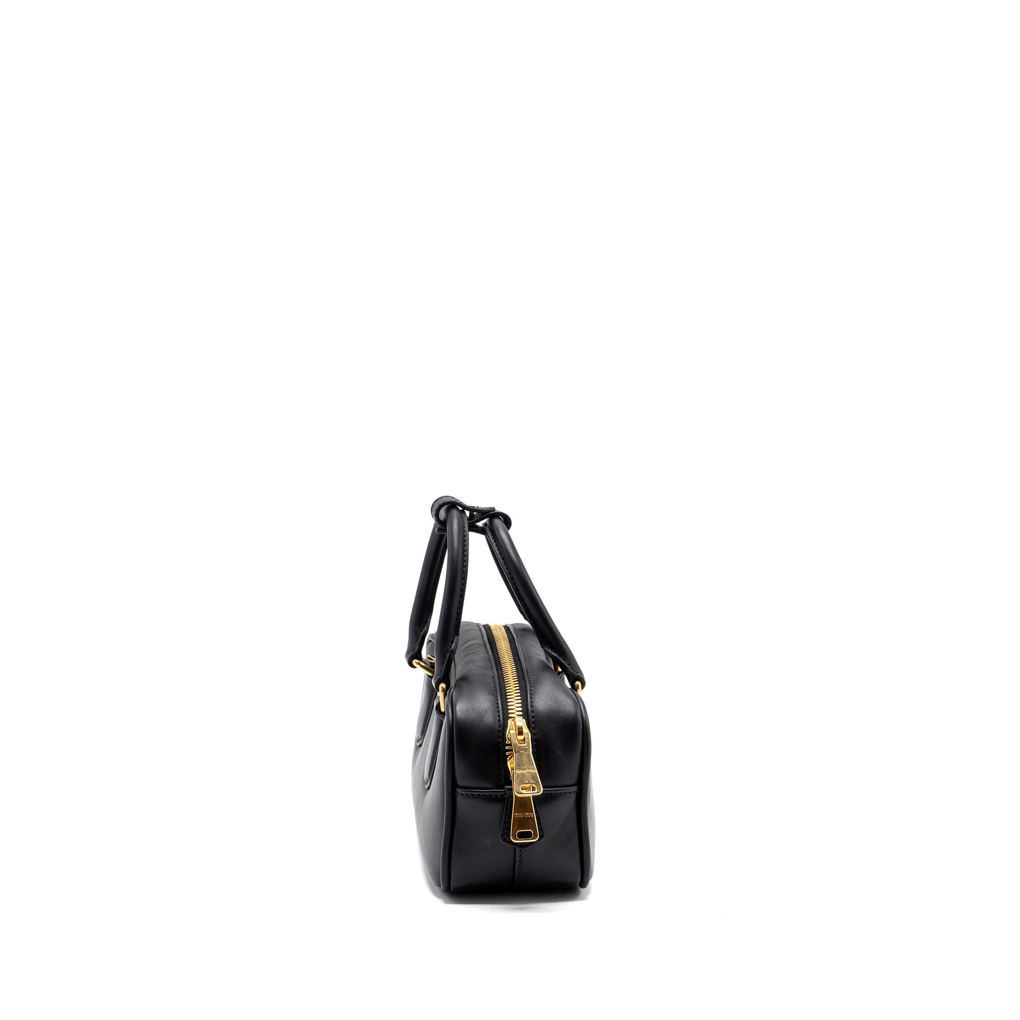 MIUMIU ARCADIE TOP HANDLE BAG BLACK GHW